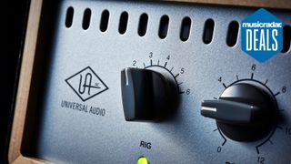 Close up of Universal Audio OX Amp Top Box