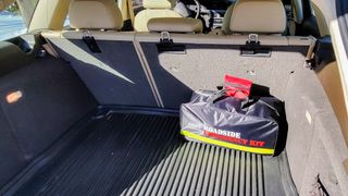 Everlit Roadside Assistance Kit in trunk