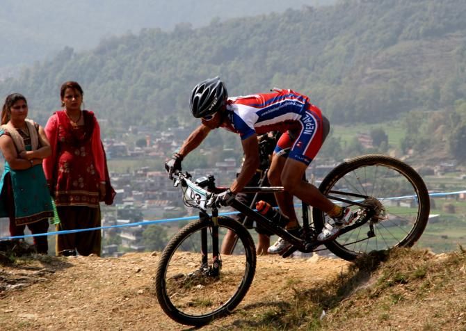 Narayan Gopal Maharjan is one of Team Nepal's enthusiastic riders heading for the 2014 UCI MTB Marathon World Championships