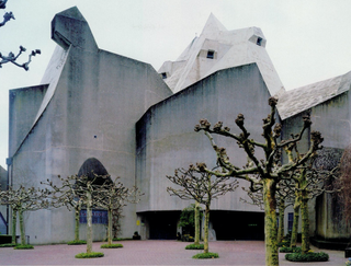the concrete shapes of Gottfried Bohm's Pilgrimage Church