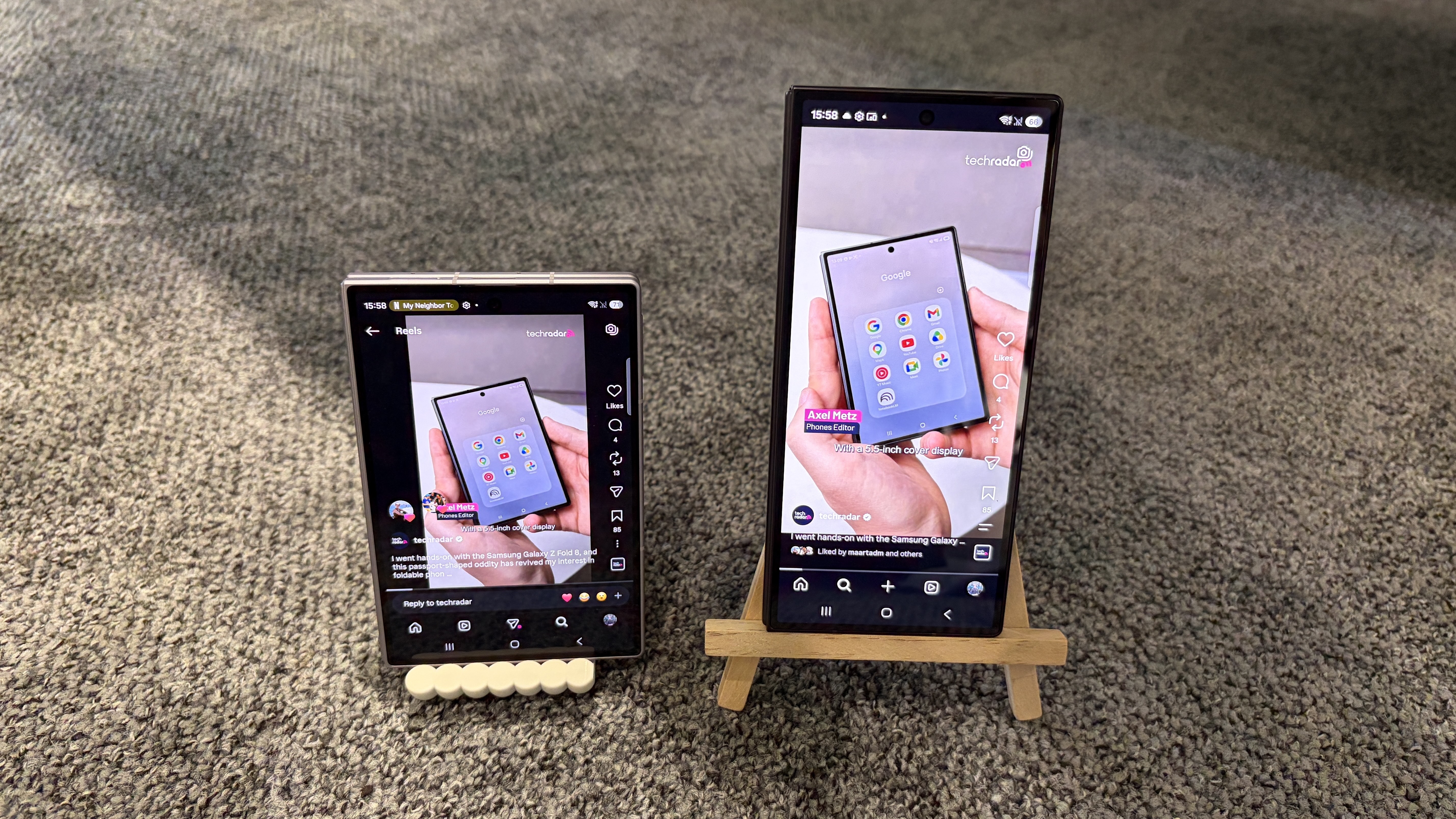 Galaxy Z Fold 8 vs Galaxy Z Fold 8 Ultra screen comparison