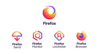 Firefox logo family set