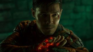 Lewis Tan as Cole Young in Mortal Kombat 2