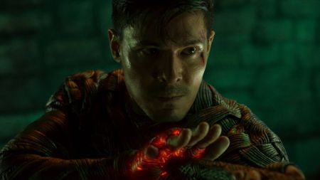 Lewis Tan as Cole Young in Mortal Kombat 2