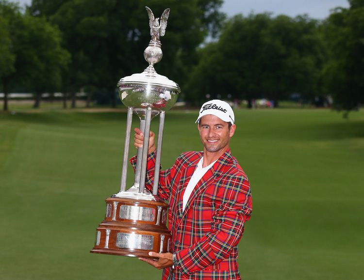 Adam Scott wins Crowne Plaza Invitational