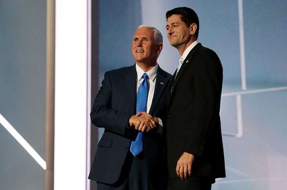 Mike Pence and Paul Ryan.