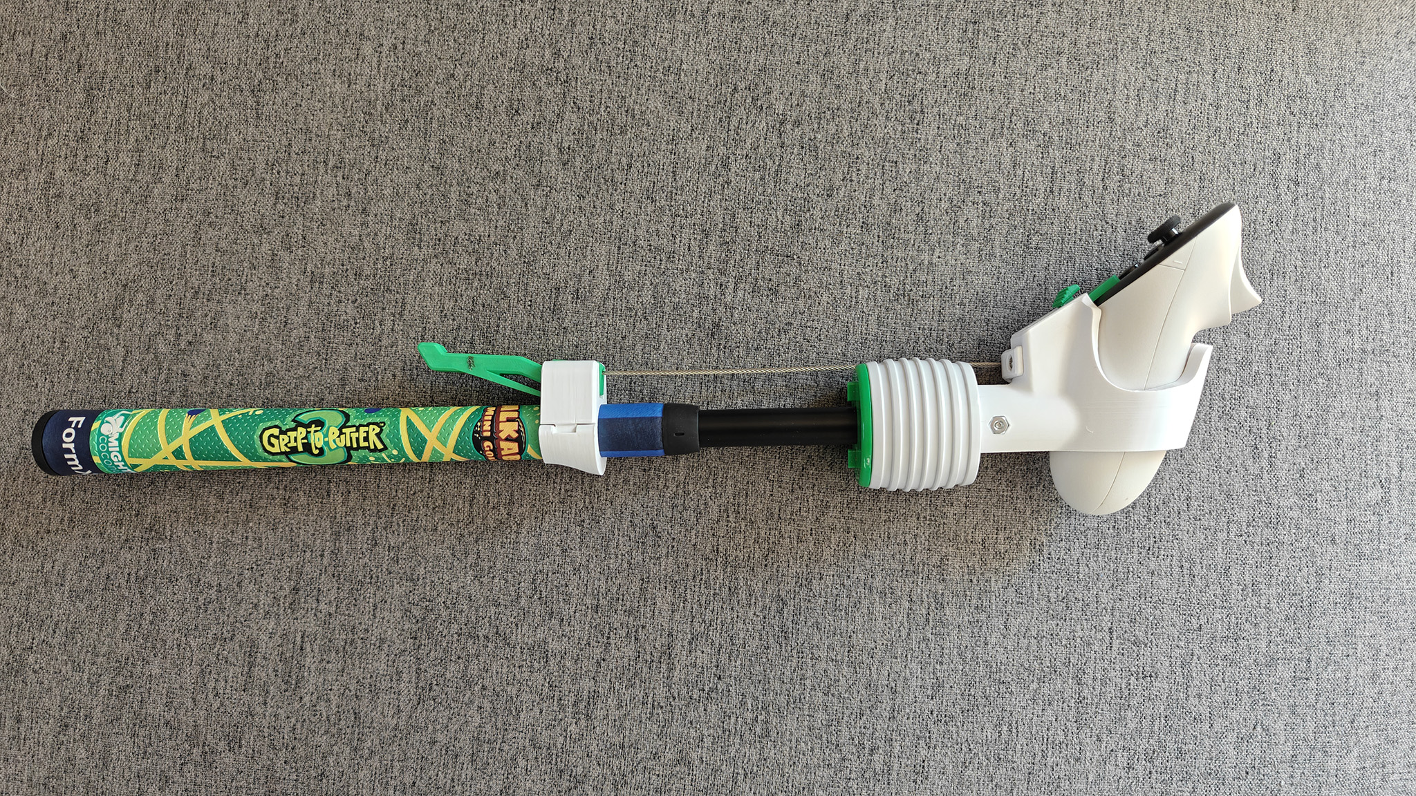 The Grip-to-Putter 3 golf club accessory for the Meta Quest 3