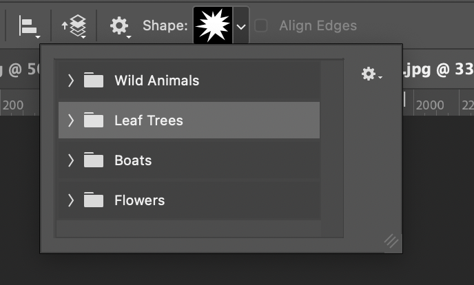 Photoshop Shape tool