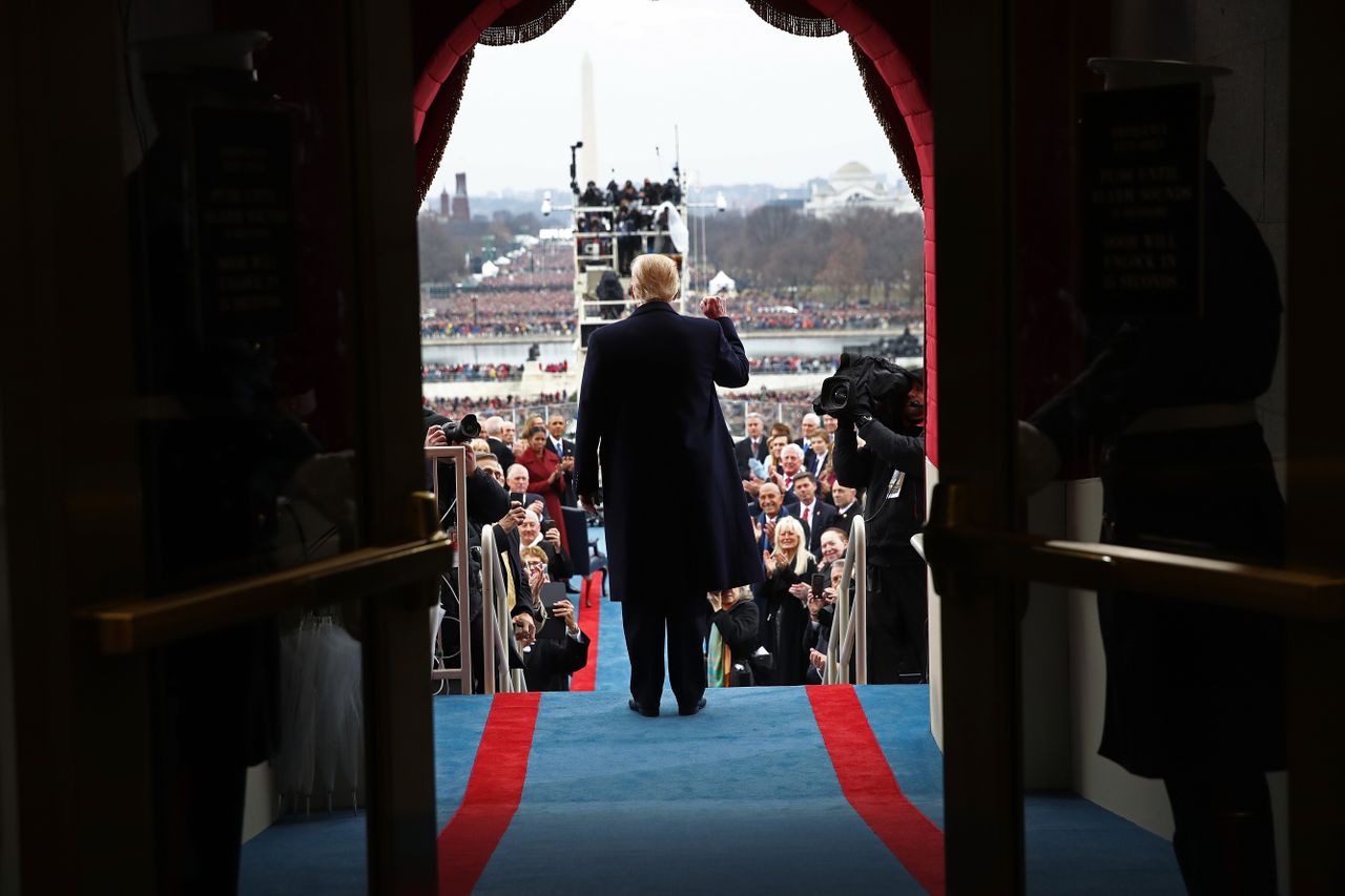 The inauguration of President Donald Trump.