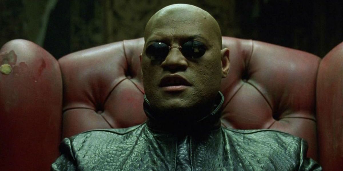 Laurence Fishburne as Morpheus in The Matrix