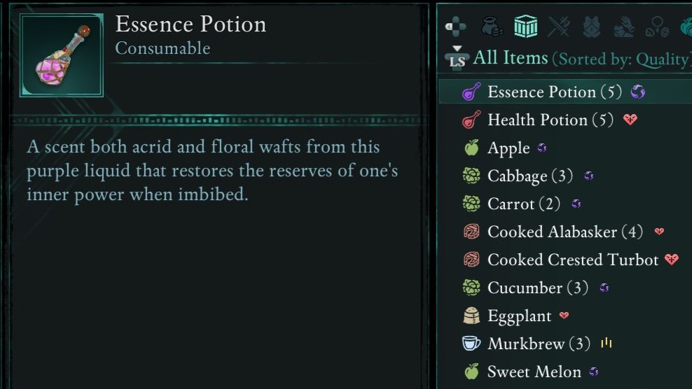 Essence Potion in Avowed