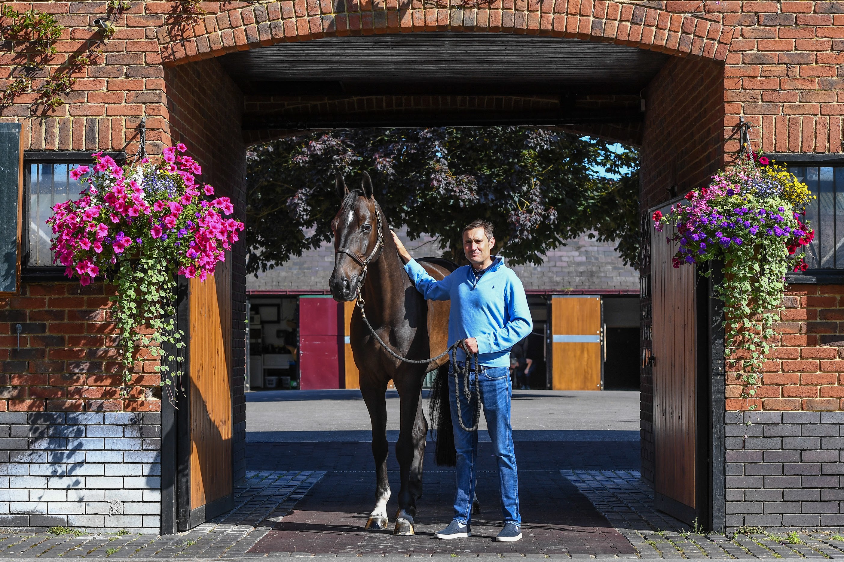 Tim Gredley's stables: Tim Gredley has been improving his facilities to try to attract some outside investment in British showjumping, in particular British horsepower.