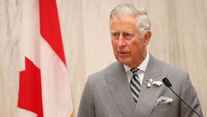 Prince Charles during his four day visit to Canada