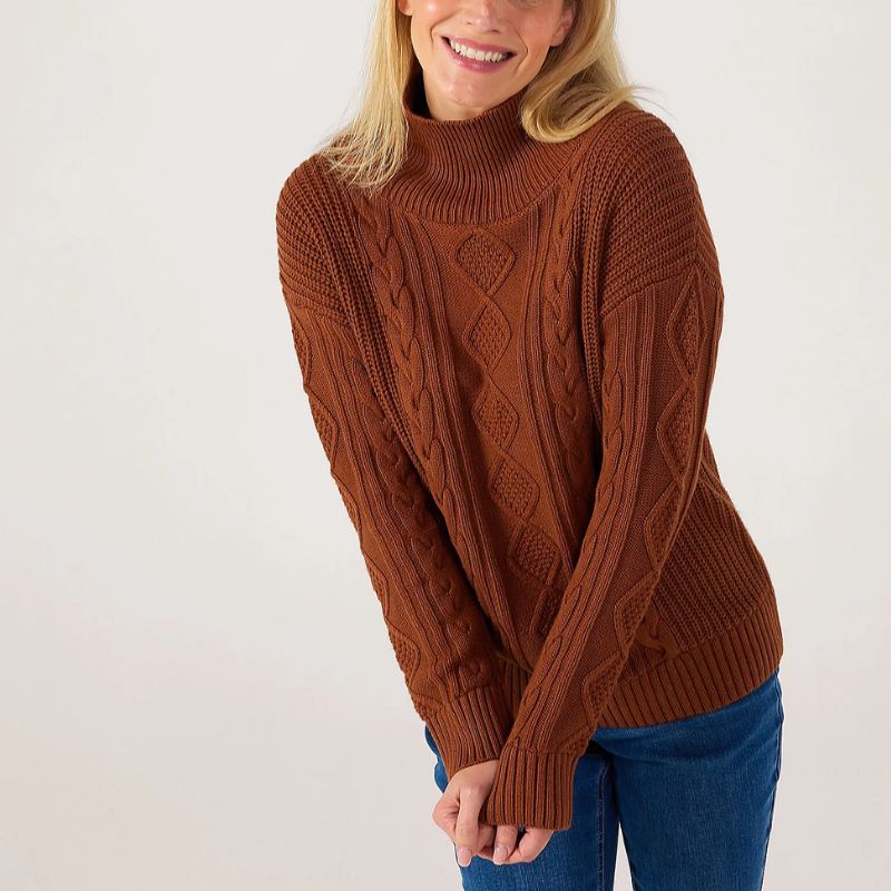 QVC x Ruth Langsford&#039;s chocolate brown jumper