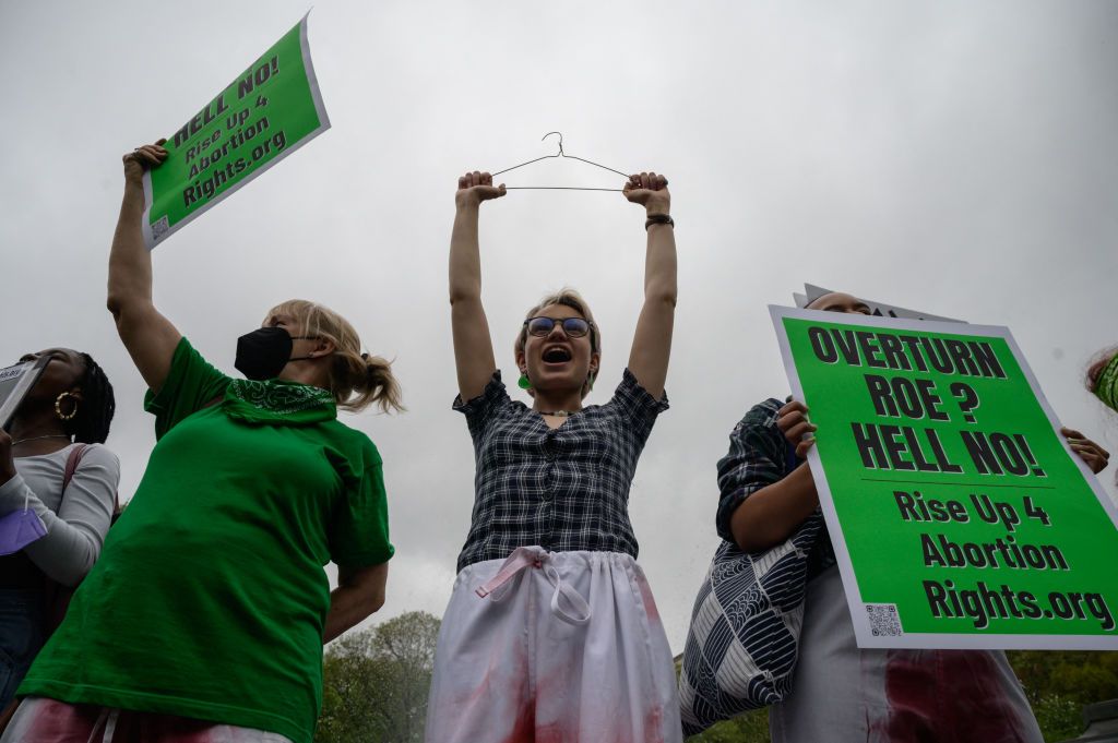 Abortion rights protesters