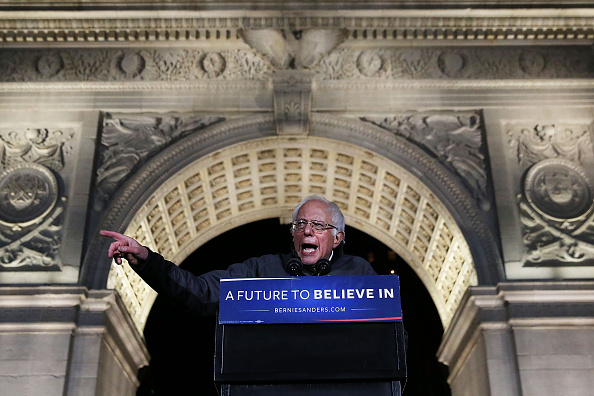 Sanders scolds surrogate about inappropriate comment.