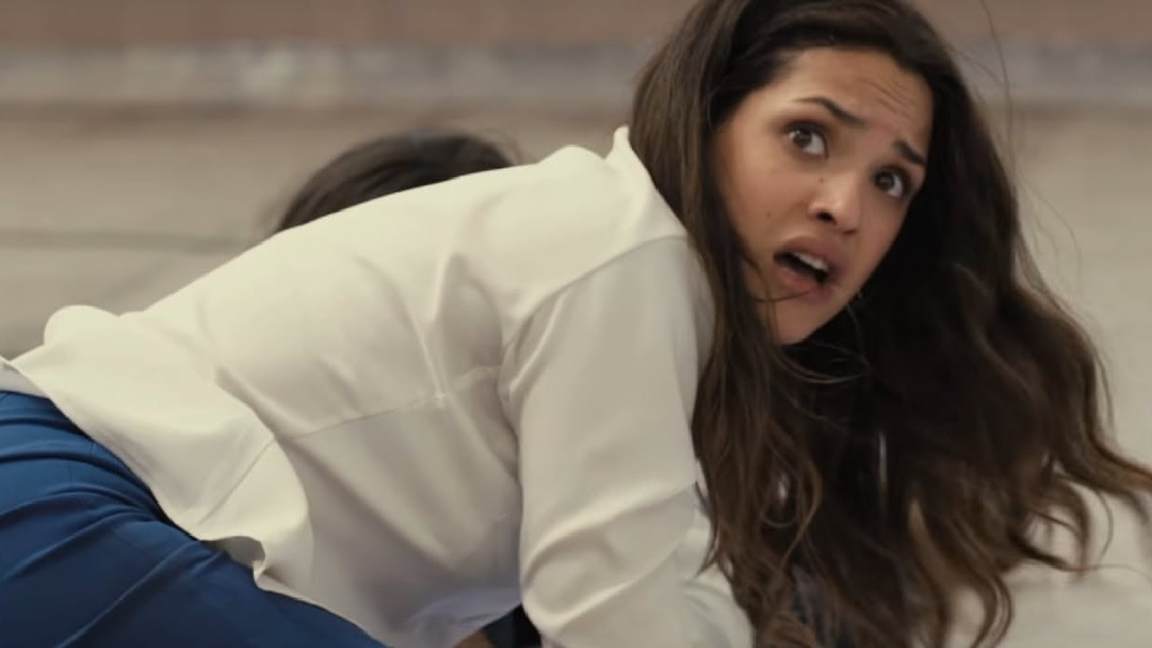 Adria Arjona in the Belko Experiment.