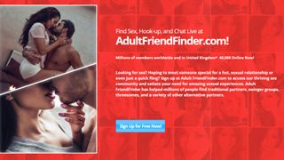 Image of Adult FriendFinder website