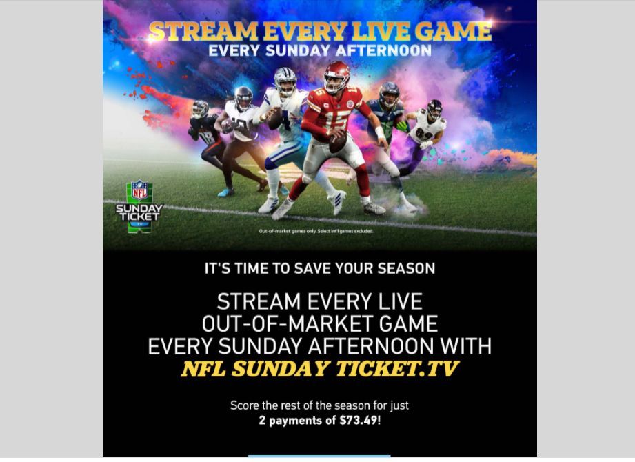 How To Sign Up For NFL Sunday Ticket WITHOUT   TV 