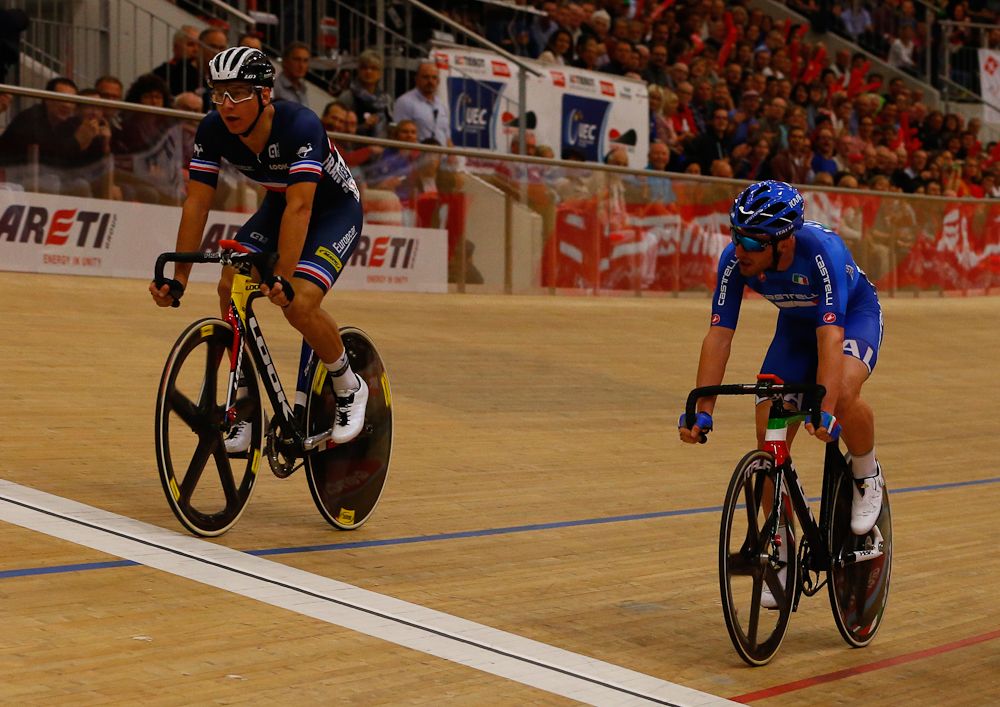 Bryan Coquard (France) and Simone Consoni (Italy)