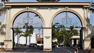 Paramount studio gate in Los Angeles