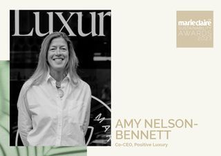 Amy Nelson-Bennett Marie Claire UK Sustainability Awards judge 2023