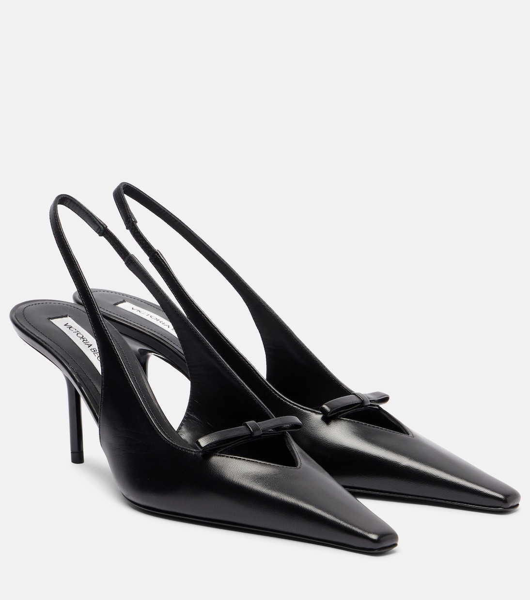 75 Leather Slingback Pumps
