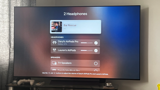 Sharing audio on AirPods Pro 2 with Apple TV