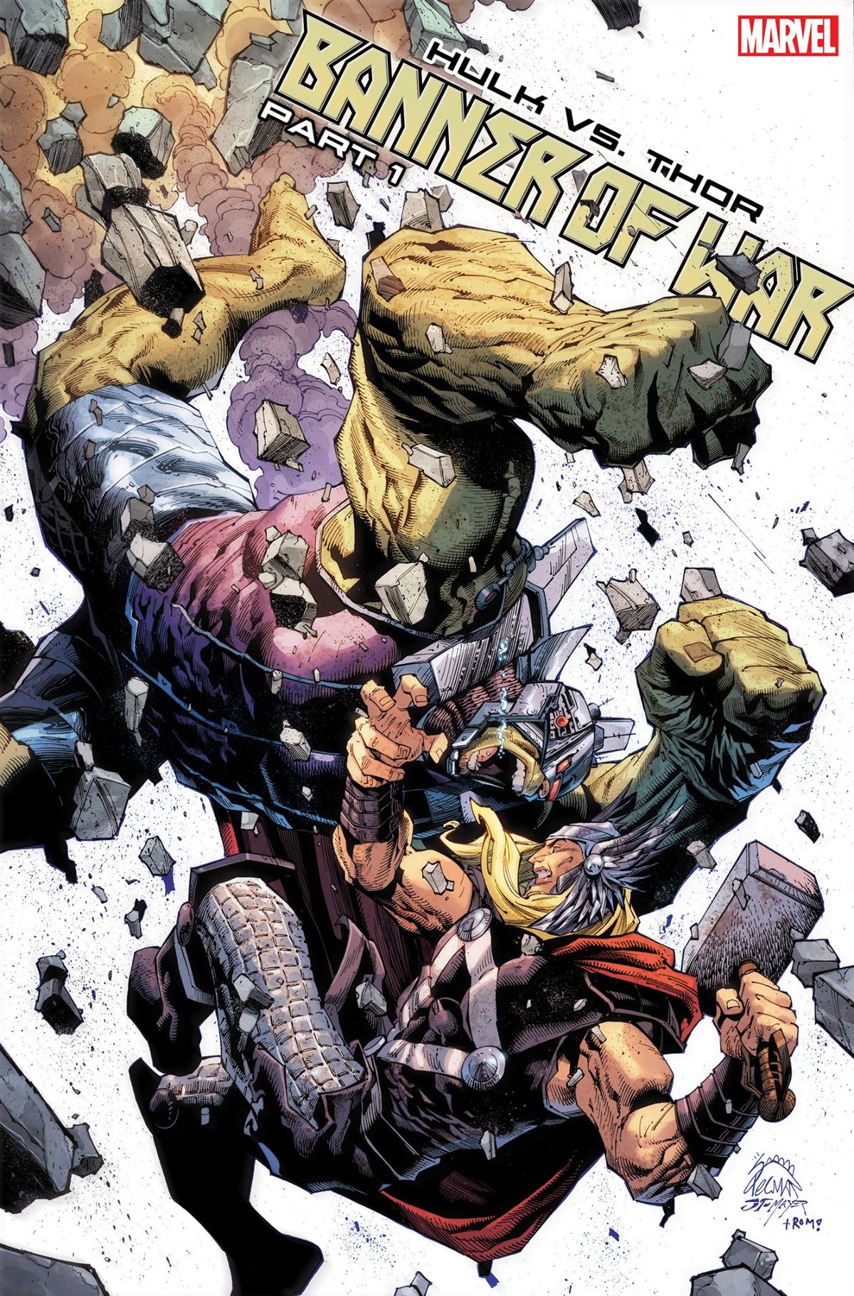 Hulk vs. Thor - Banner of War #1 covers