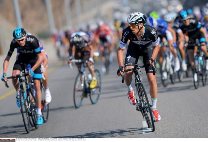 Zdenek Stybar (Omega Pharma-QuickStep) attacks near the end of stage 3