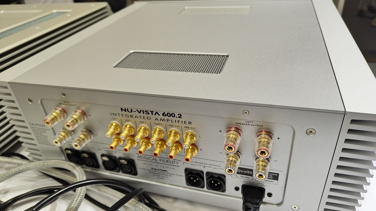 Musical Fidelity Nu-Vista 600.2 amplifier on display