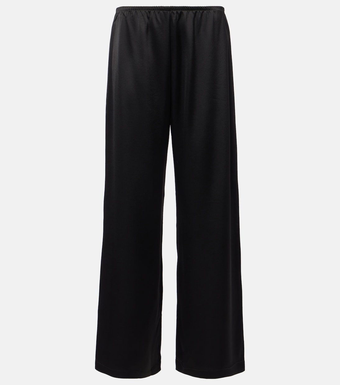 Barb High-Rise Wide-Leg Pants in Black - Leset