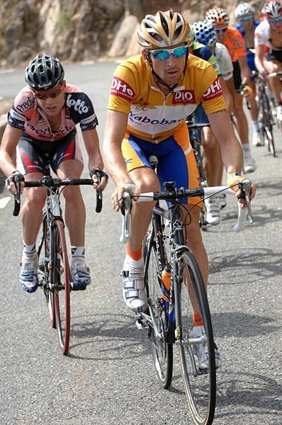 Menchov wasn't getting any help from Evans