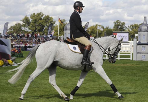 Twinkle toes: Neptune Collonges shows the crowd his new moves