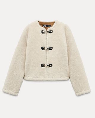 ZARA, Double-Faced Jacket With Toggles