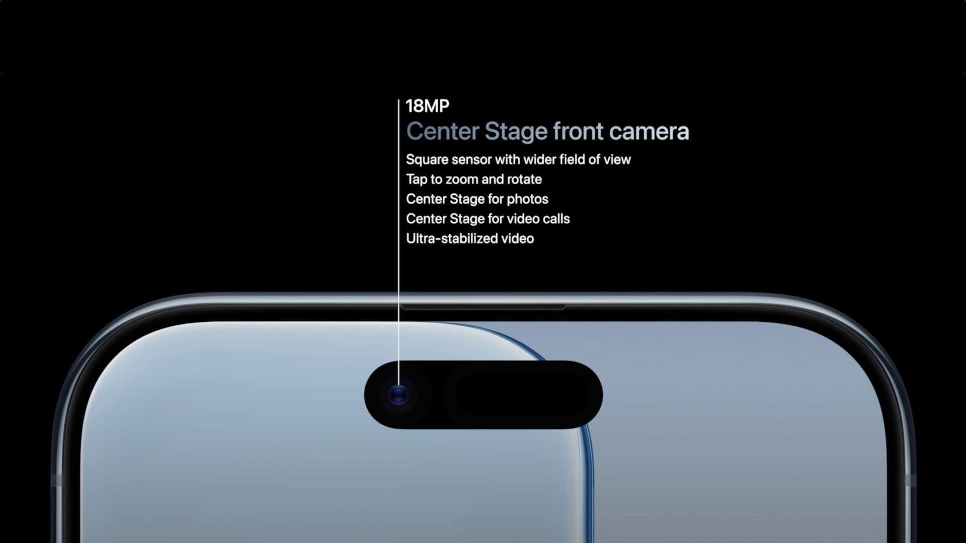 Apple iPhone 17 Center Stage camera