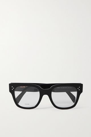 Oversized cat-eye acetate optical glasses