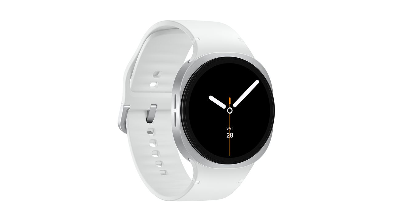 Samsung Galaxy Watch 8 against white background