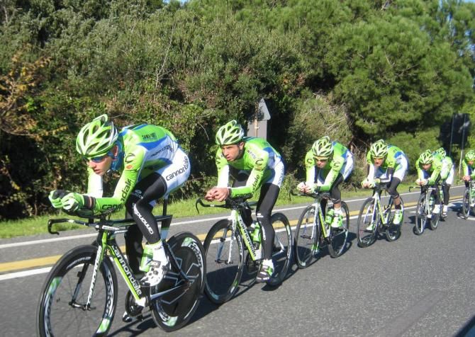 Matej Mohoric leads the line