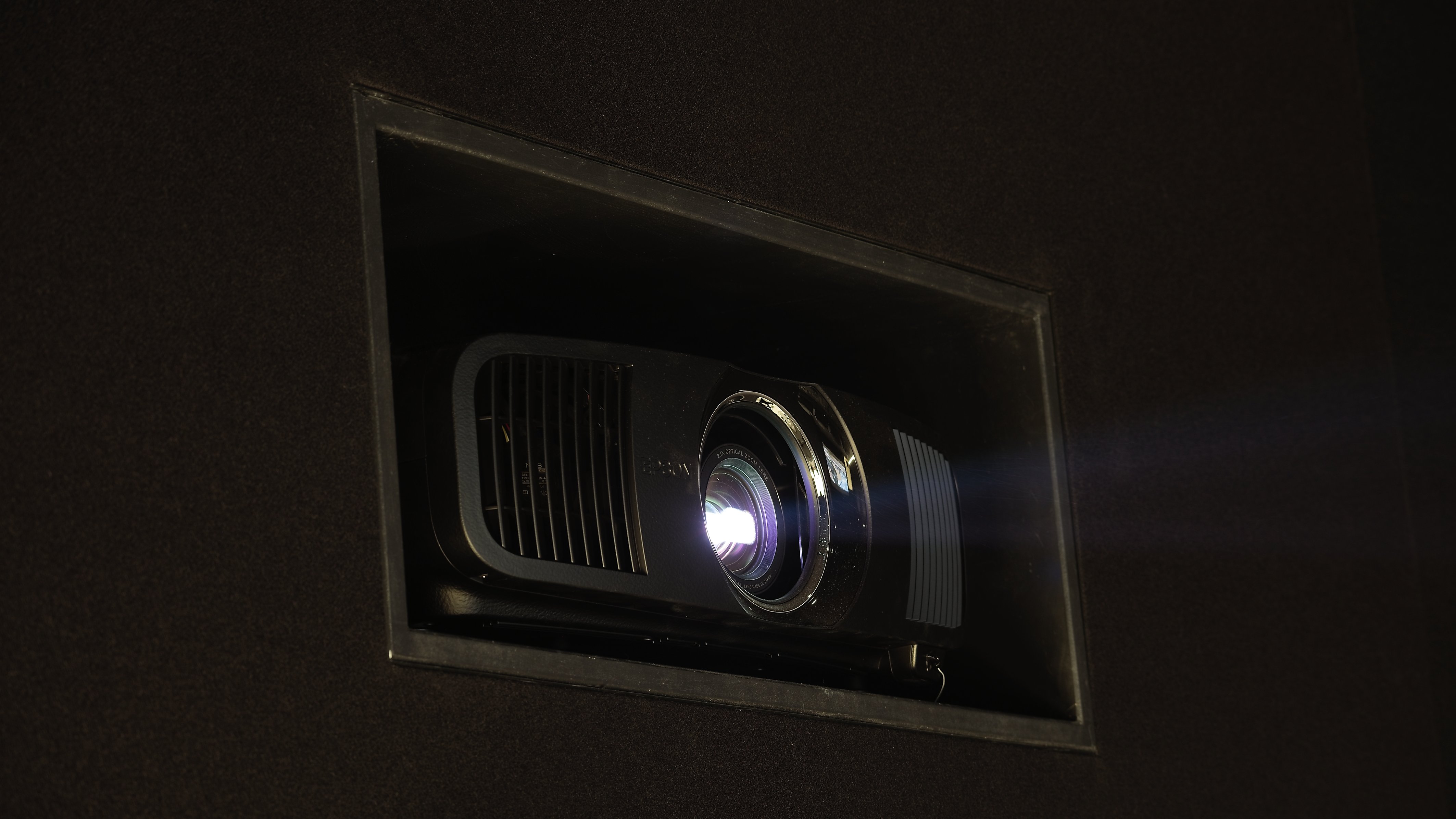 Sony projector from Hove home theater installation by Dr Smart Homes and AWE Europe 