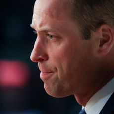 Side profile shot of Prince William