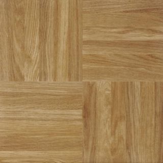 A peel and stick wood patterned tile
