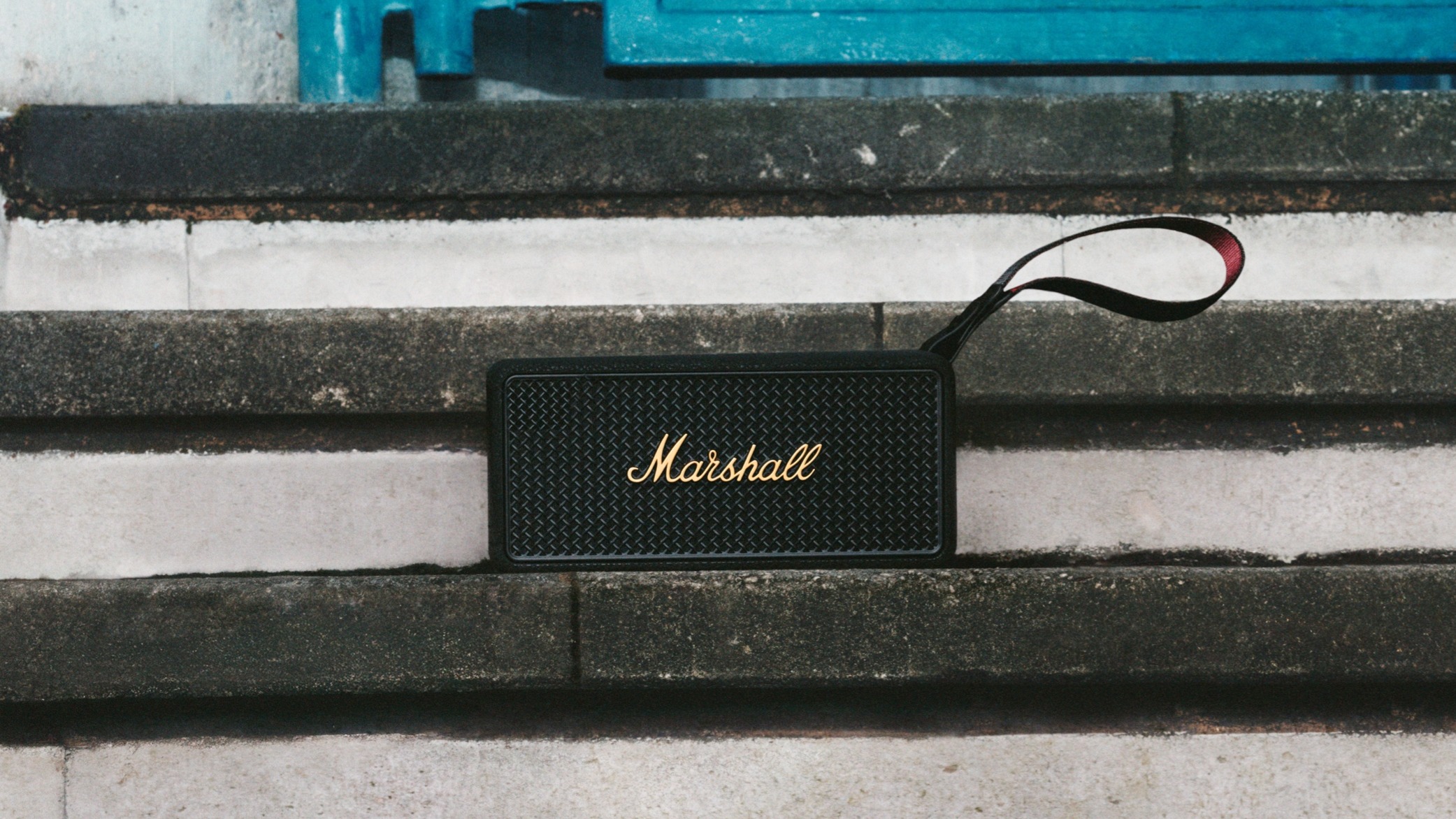 Marshall Middleton II in black on some steps