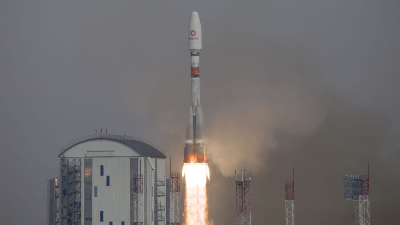 The Soyuz-2.1b carrier rocket with the Fregat upper stage and 36 spacecraft lifted off from the Vostochny Cosmodrome.