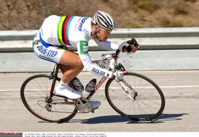 Tom Boonen as defending world champion