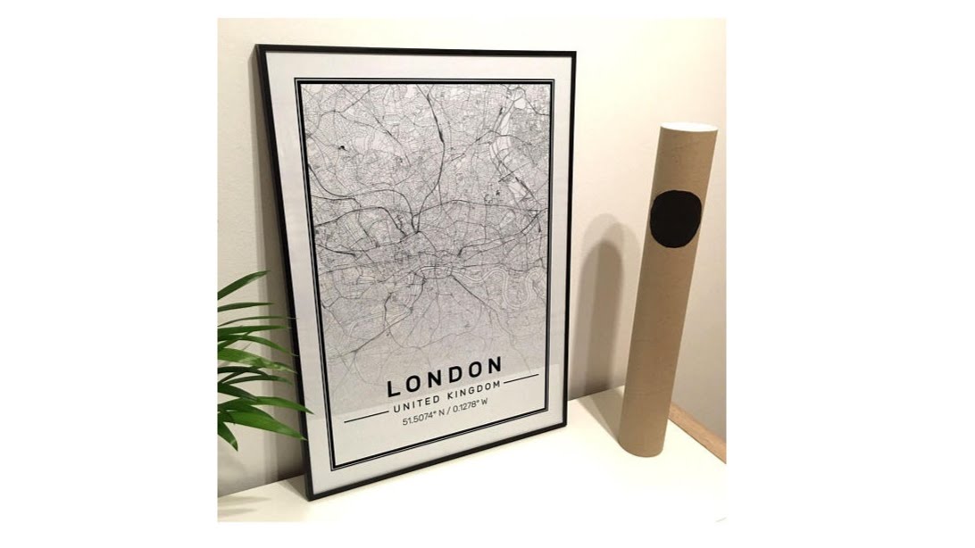 MapSnappy Custom Map Print