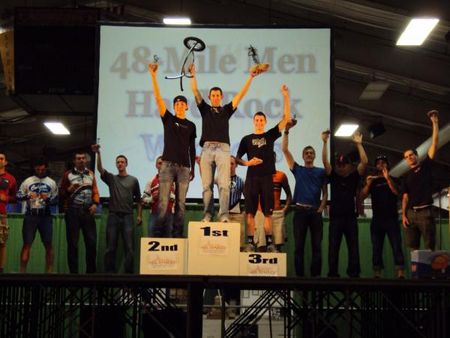 Men's Ore to Shore podium