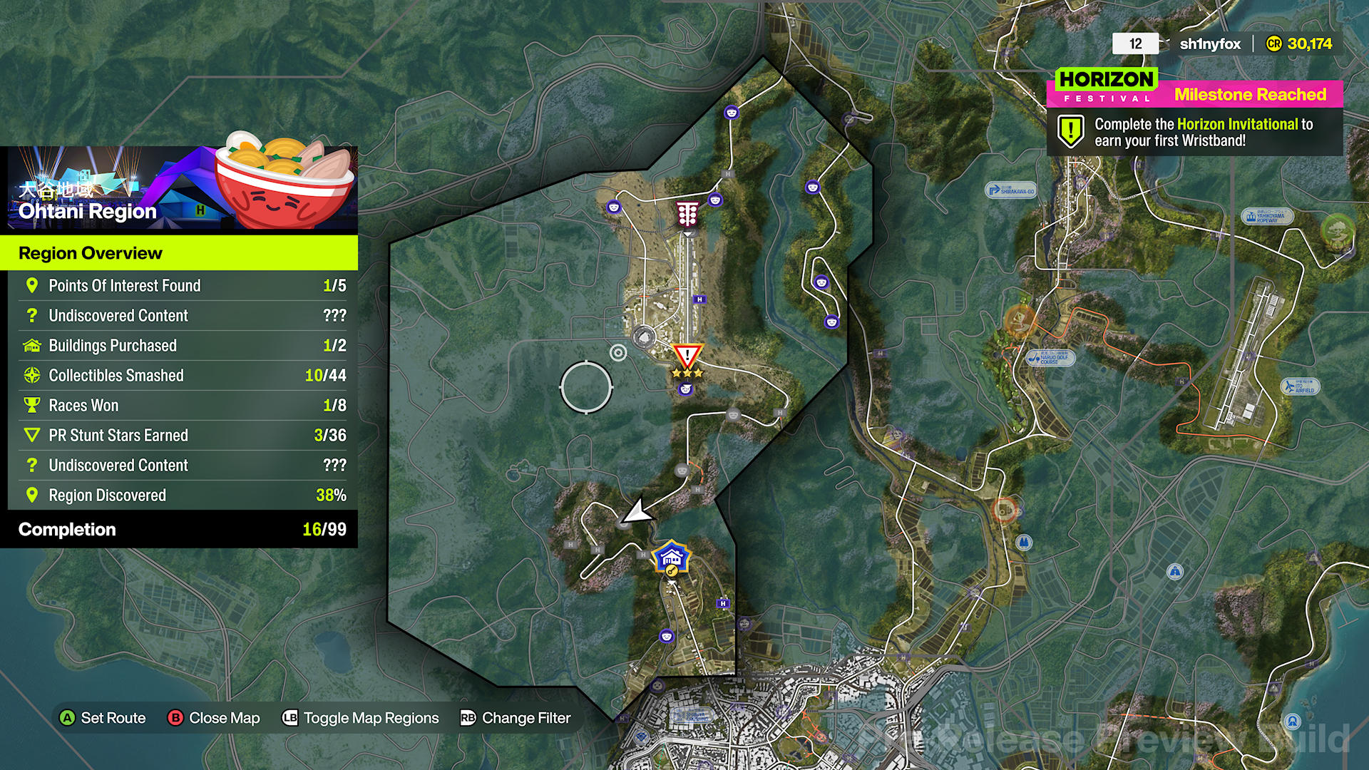 Examining each region on the Forza Horizon 6 map. 