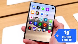 iPhone Duo held in hand