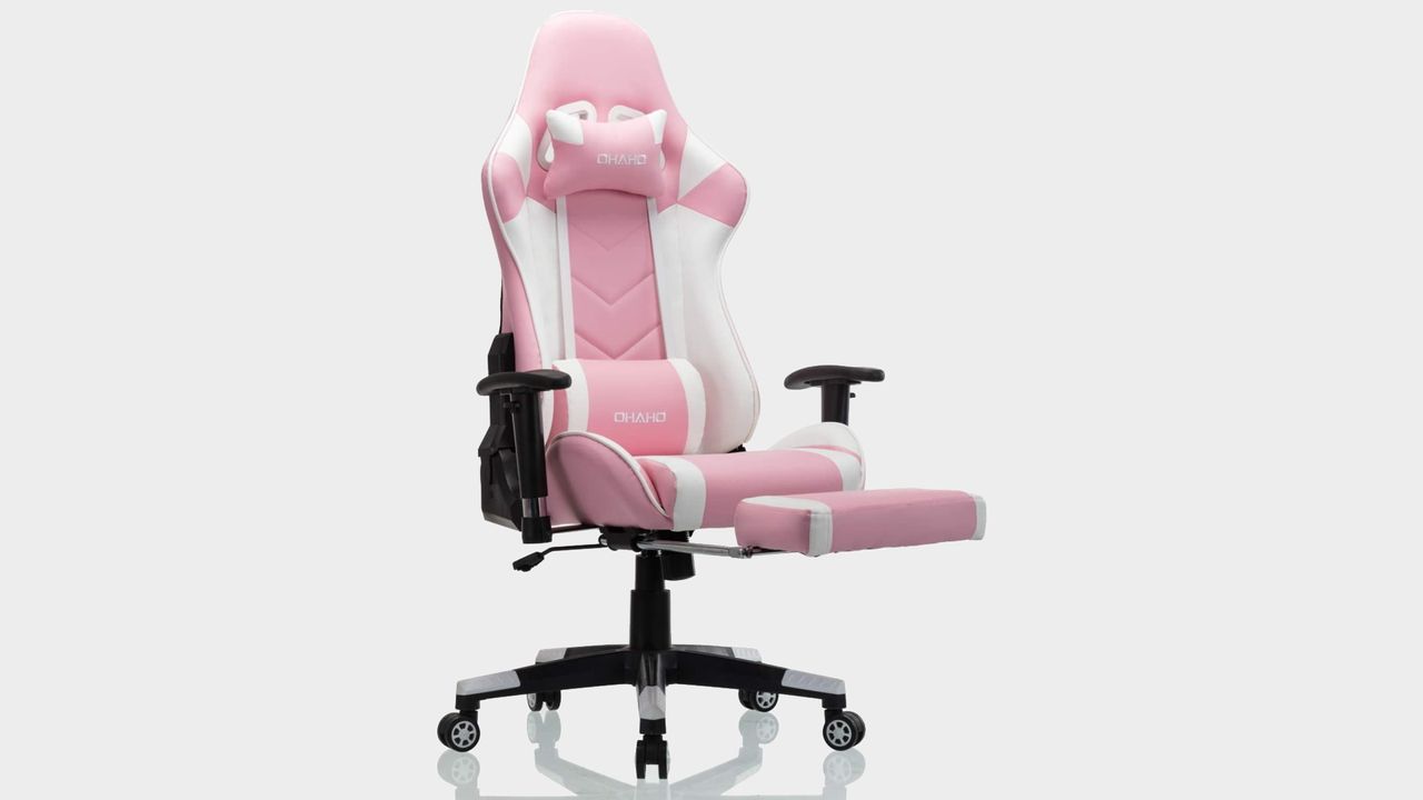 Ohaho pink gaming chair